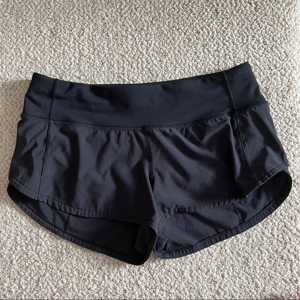 Lululemon Black Speed Short Size 4